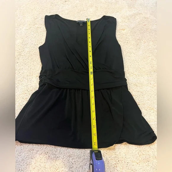 Banana Republic Dressy Black Sleeveless Top Size Small - Picture 6 of 10